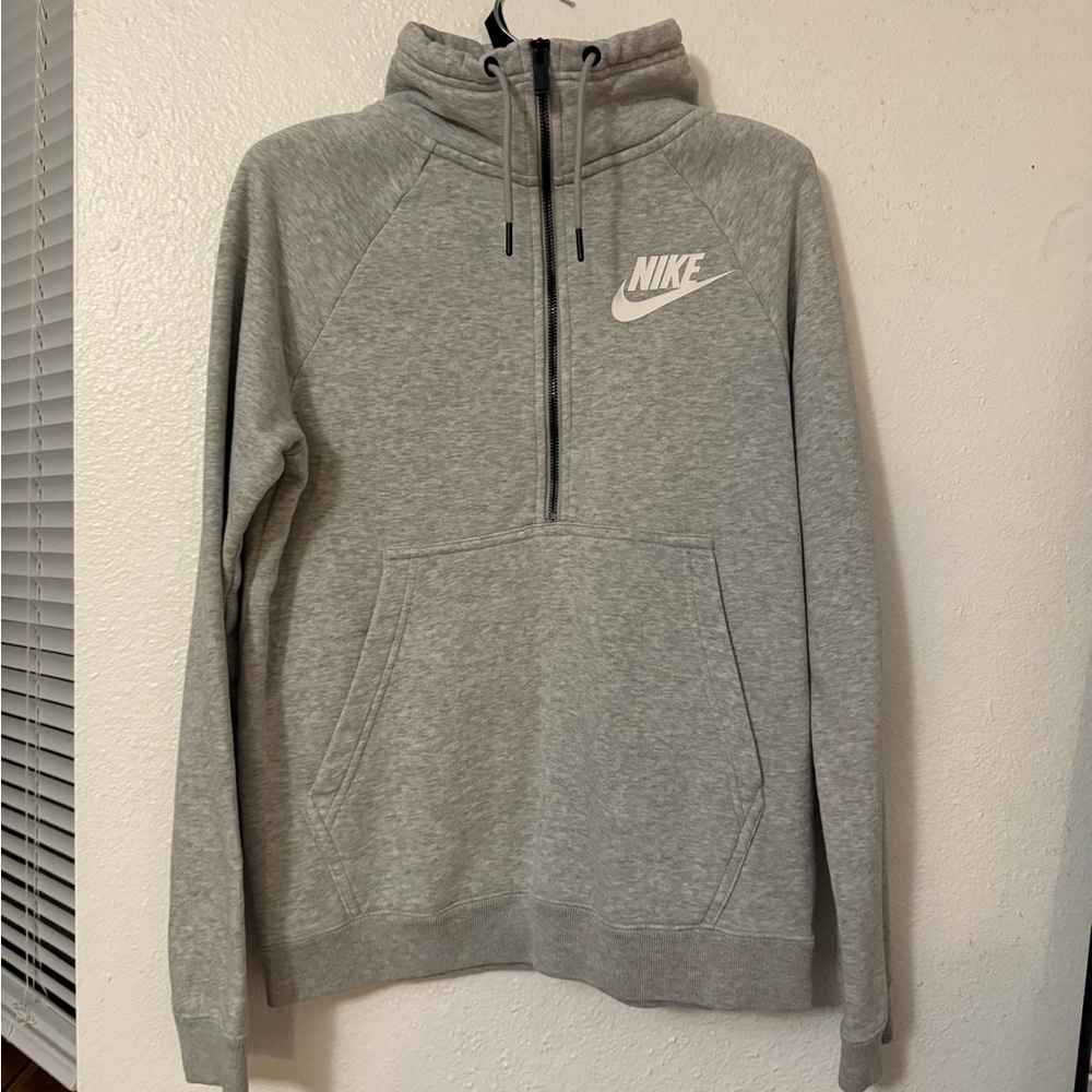 Nike Light Gray Pullover Hoodie